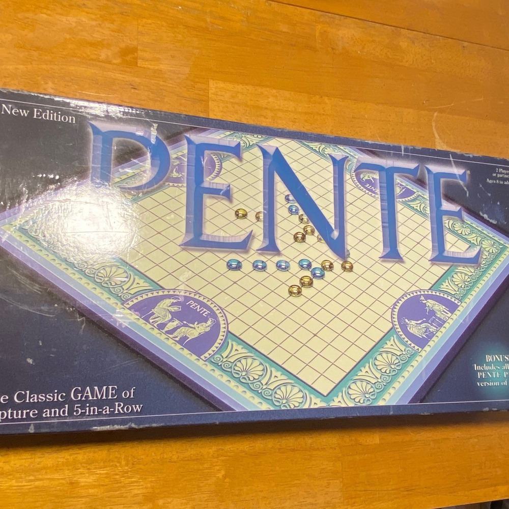 Winning Moves Pente Board Game Excellent Strategy New Edition Like New